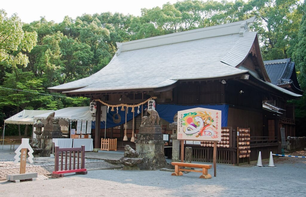 長崎県諫早市の諫早神社の社殿